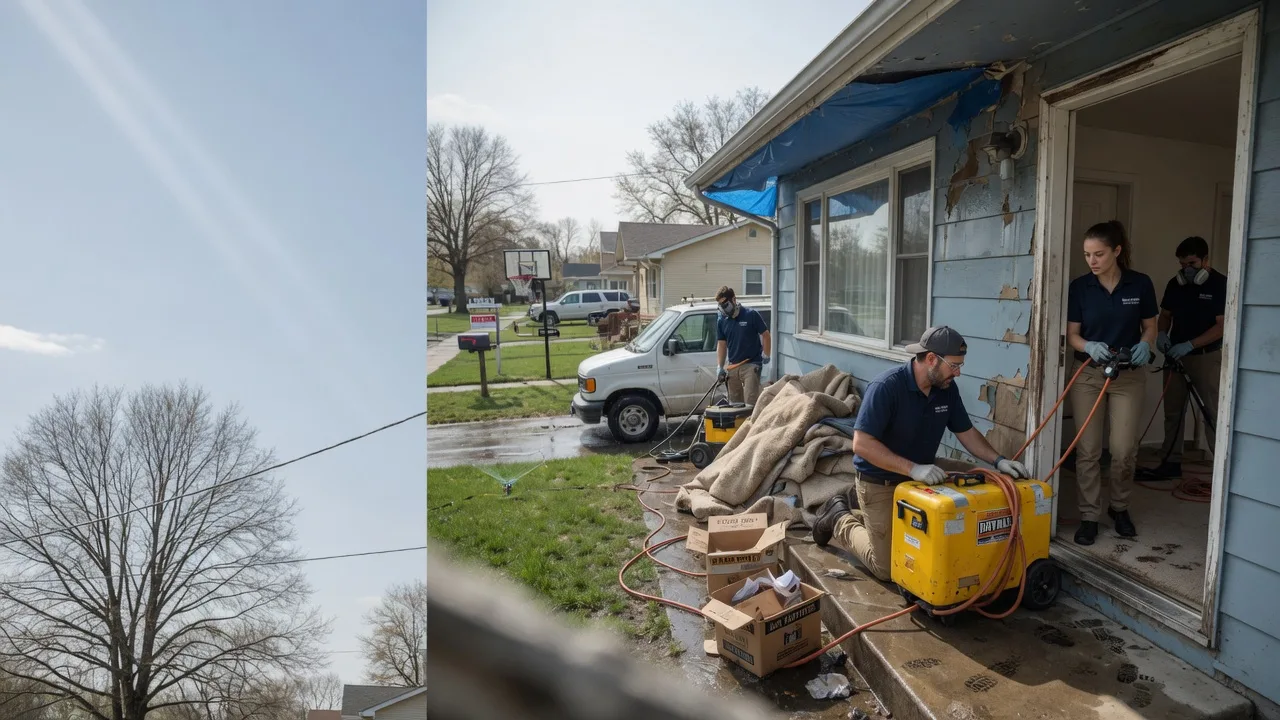 Basement Flood Cleanup in Summerfield, KS near me